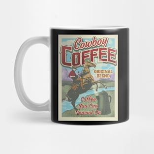 Cowboy Coffee Vintage Sign Mug